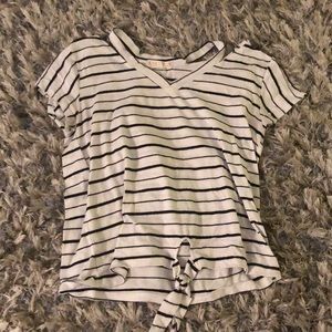 striped t-shirt